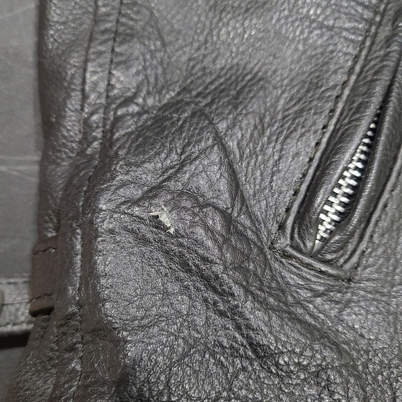 Interstate Leather Motorcycle Jacket - Picture 5 of 6